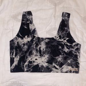 seamless marble bralette